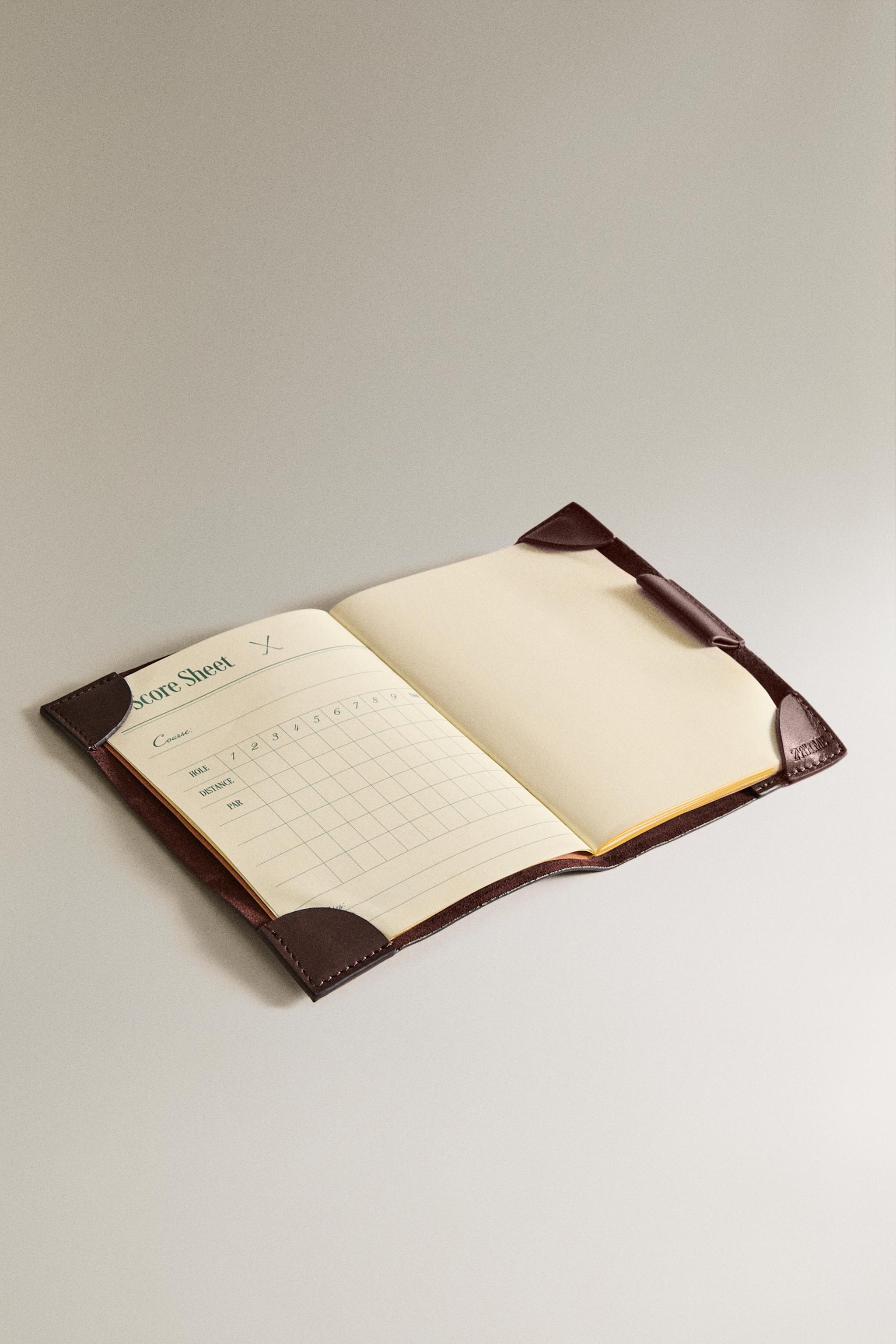 HOUSSE CARNET CUIR GOLF